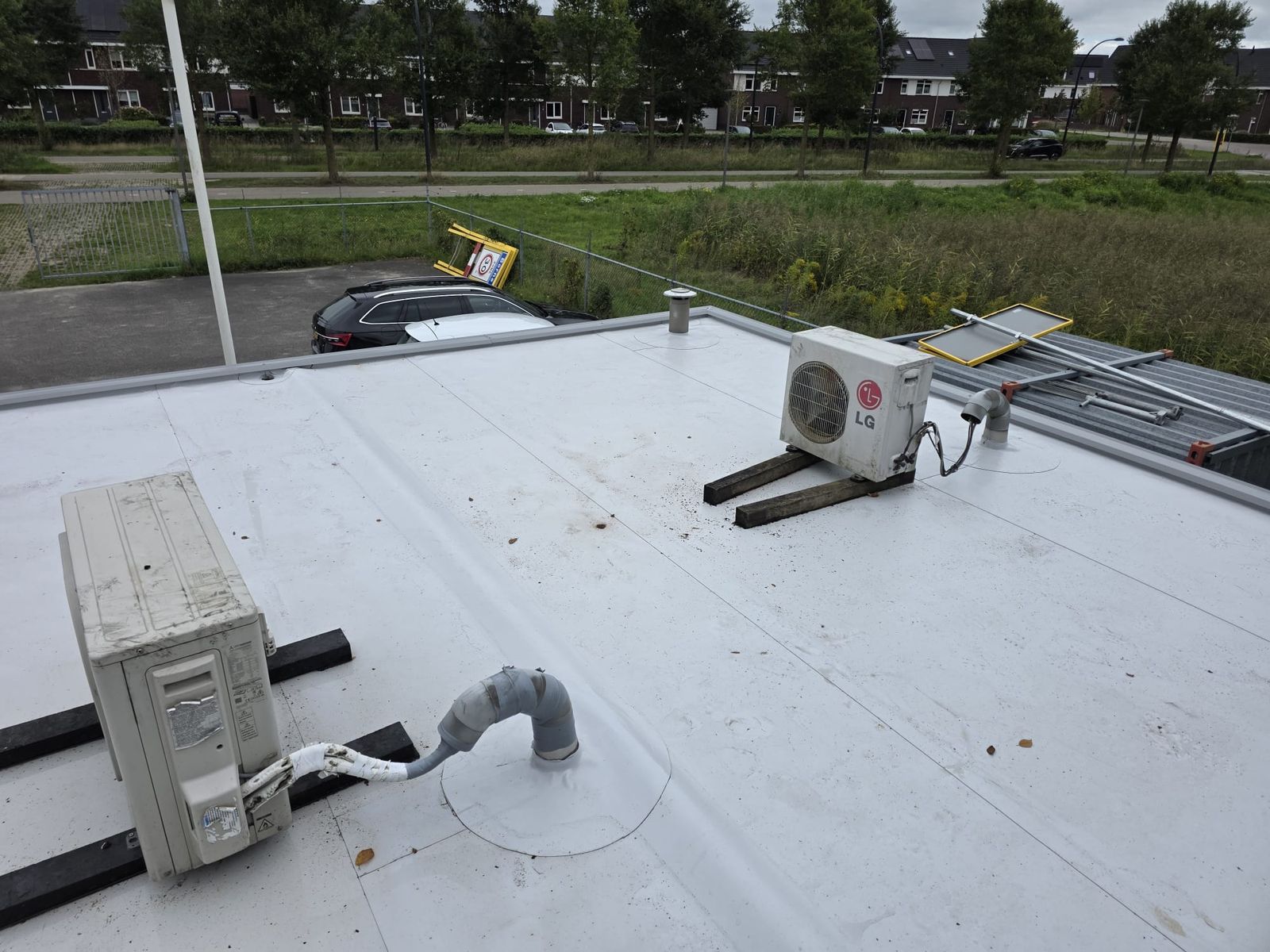 3 units aan elkaar met duurzame fleeceback PVC — foto 1
