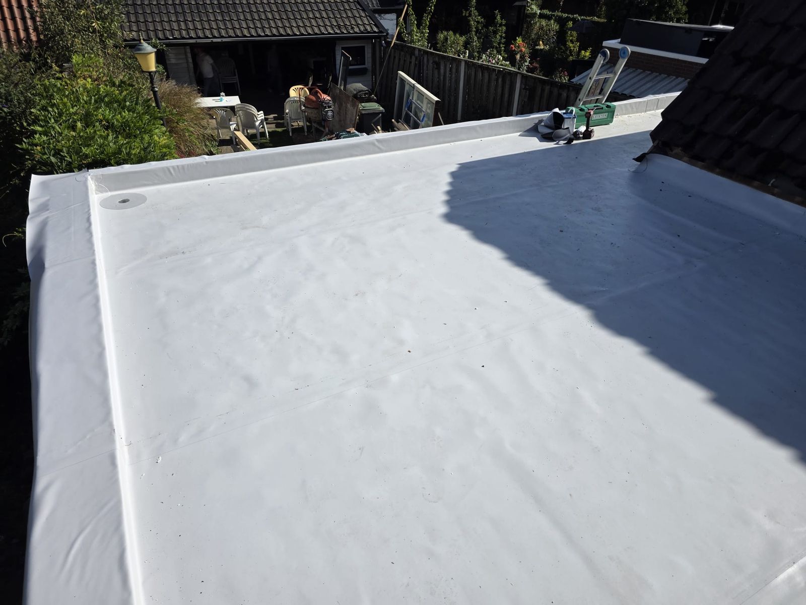140 mm PIR-isolatie en een gootbaan met bitumen — foto 4