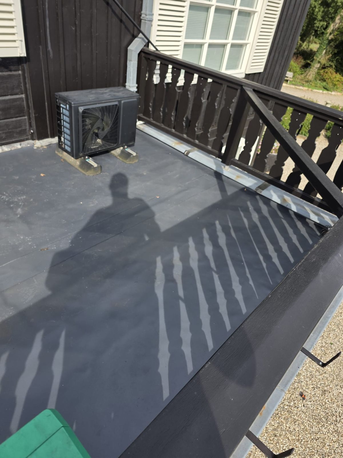Overlagen met duurzame fleeceback PVC in de kleur antraciet — foto 2
