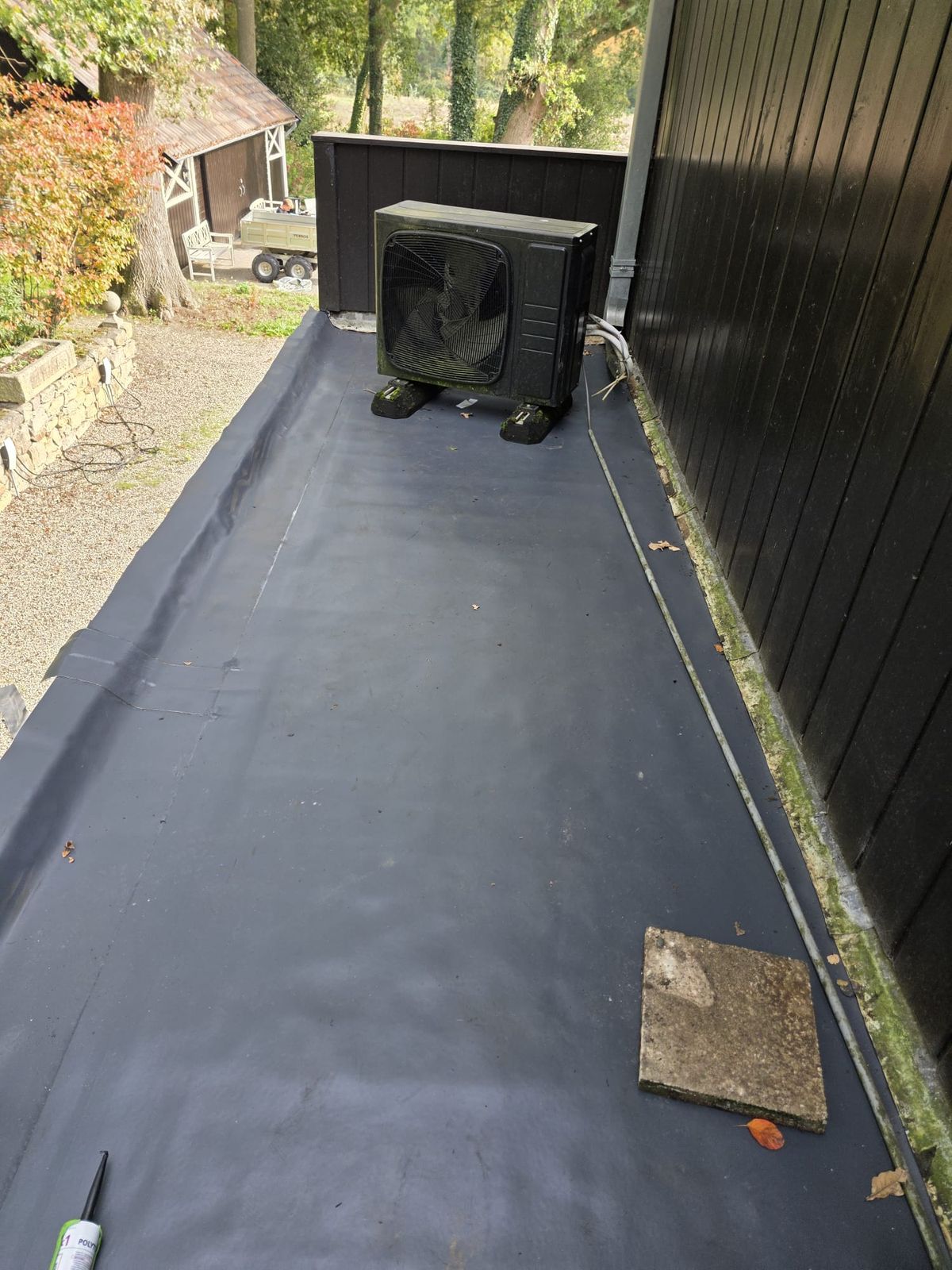 Overlagen met duurzame fleeceback PVC in de kleur antraciet — foto 4