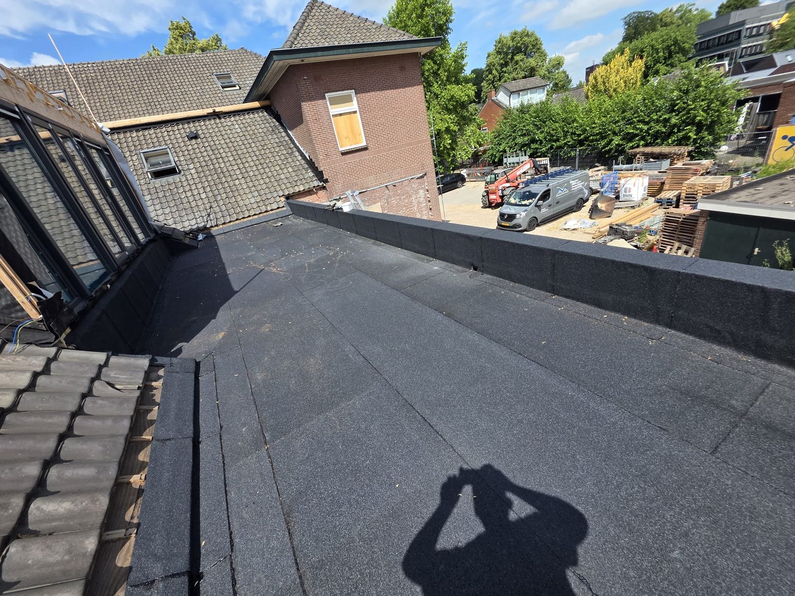 140 mm isolatie en bitumen dakbedekking — foto 1